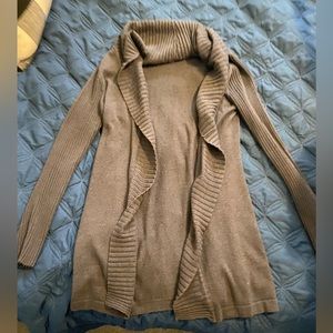 Long sweater cardigan